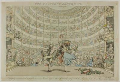 A perspectiva diante de nós de Thomas Rowlandson