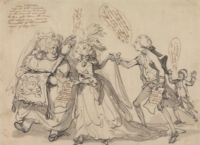 A perspetiva que temos diante de nós de Thomas Rowlandson