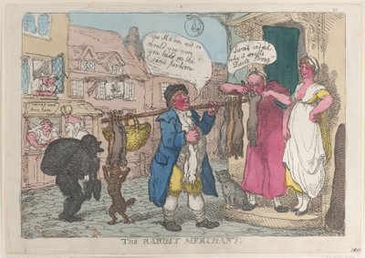 The Rabbit Merchant, 1810., 1810. de Thomas Rowlandson