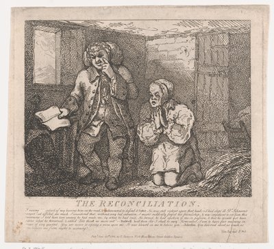 As belezas pitorescas da reconciliação de Boswell, segunda parte, 20 de junho de 1786., 20 de junho de 1786 de Thomas Rowlandson