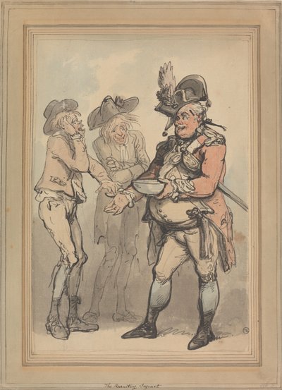O Sargento de Recrutamento de Thomas Rowlandson