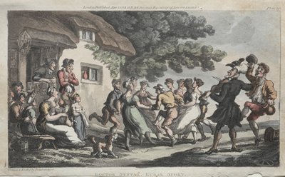 O Rev. Dr. Sintaxe Rural Esporte de Thomas Rowlandson