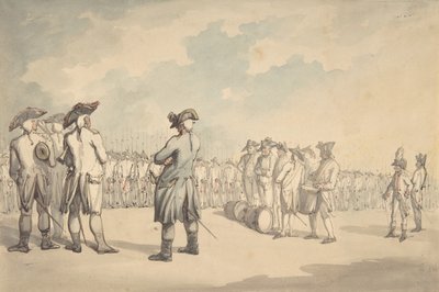 A Revisão, c. 1800. de Thomas Rowlandson