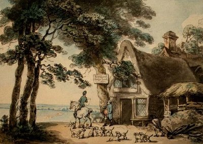 O Carvalho Real (aguarela, caneta e tinta) de Thomas Rowlandson