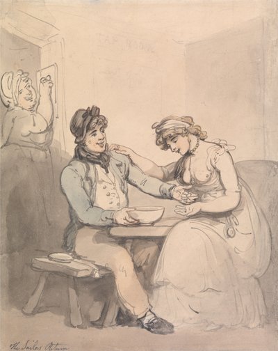 O Regresso do Marinheiro de Thomas Rowlandson