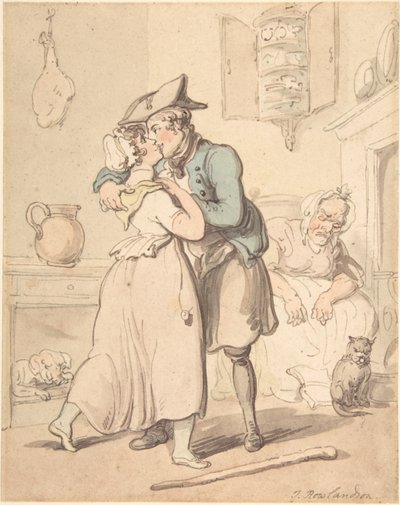 O regresso do marinheiro do serviço ativo de Thomas Rowlandson