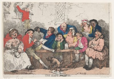 A Sociedade da Gíria de Thomas Rowlandson