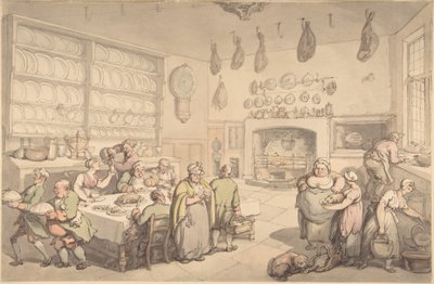 A Cozinha do Escudeiro de Thomas Rowlandson