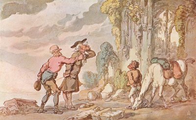 O tour do Dr. Syntax em busca do pitoresco, século XIX, 1907 de Thomas Rowlandson