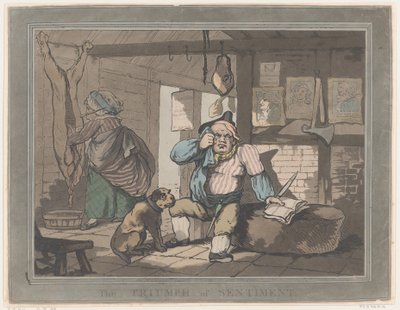 O triunfo do sentimento, 15 de janeiro de 1787., 15 de janeiro de 1787. de Thomas Rowlandson