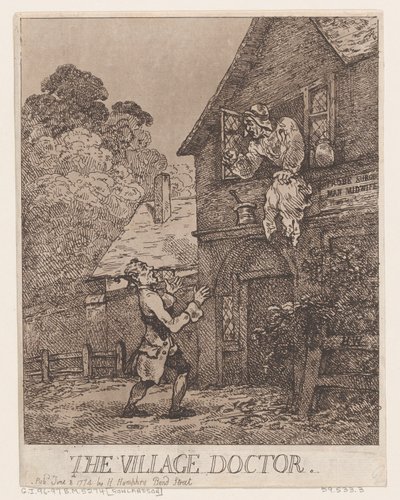 The Village Doctor, 8 de junho de 1774., 8 de junho de 1774. de Thomas Rowlandson