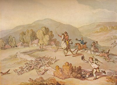 A caça à vila, c1800, 1922 de Thomas Rowlandson
