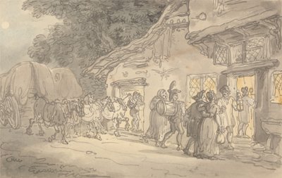 O Descanso do Carreteiro de Thomas Rowlandson