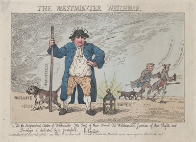 The Westminster Watchman, 12 de Abril de 1784., 12 de Abril de 1784. de Thomas Rowlandson