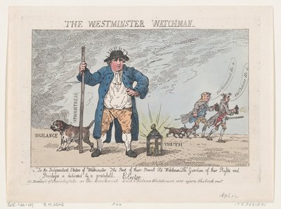 The Westminster Watchman, 12 de Abril de 1784., 12 de Abril de 1784. de Thomas Rowlandson