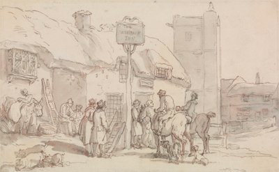 A Pousada Woolpack de Thomas Rowlandson