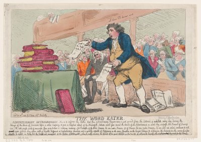 O Devorador de Palavras, 30 de dezembro de 1786., 30 de dezembro de 1786. de Thomas Rowlandson