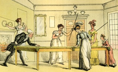 &39;A mesa de bilhar&39; de Thomas Rowlandson