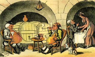 &39;O quarteto da adega&39; de Thomas Rowlandson