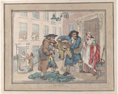 Tráfego, 1791., 1791. de Thomas Rowlandson