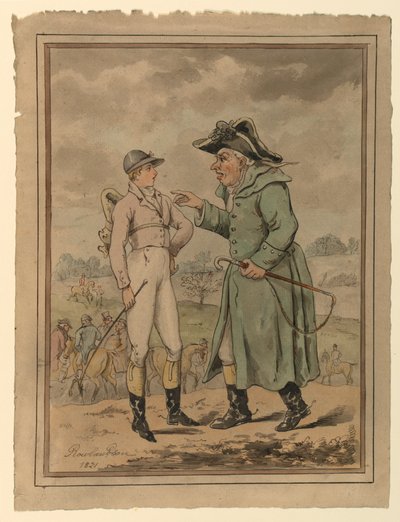 Truques do relvado, ou, resolvendo como perder uma corrida de Thomas Rowlandson