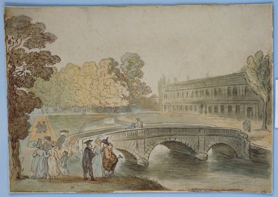 Biblioteca da Trindade, Cambridge de Thomas Rowlandson