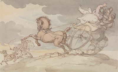 Dois Gigs em apuros de Thomas Rowlandson