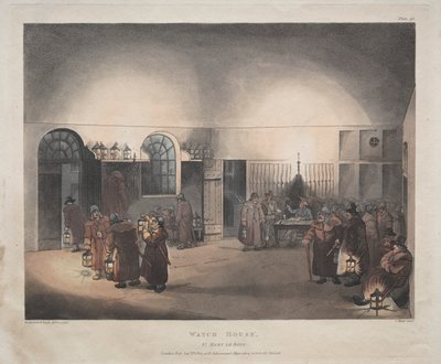 Assista House, St. Mary Le Boue de Thomas Rowlandson