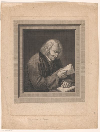 Retrato de Benjamin Franklin
O político de Thomas Ryder (I)