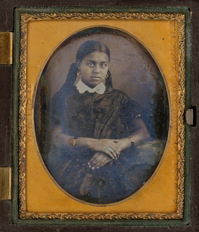 Retrato de uma mulher,c. 1850 (foto) de Thomas S. Walsh