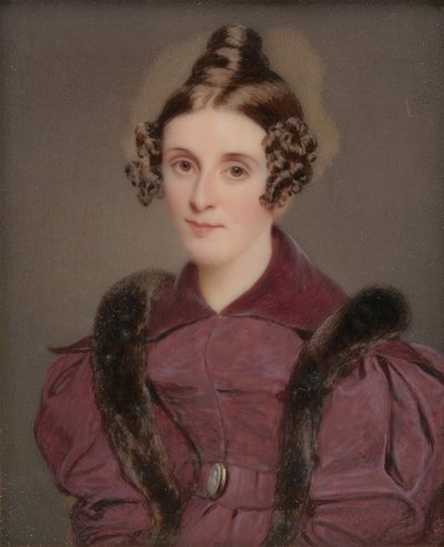Retrato de uma senhora, c. 1835. de Thomas Seir Cummings