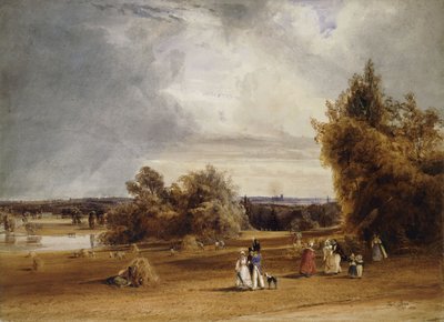 Uma vista de Paris a partir de St. Cloud, 1830 de Thomas Shotter Boys