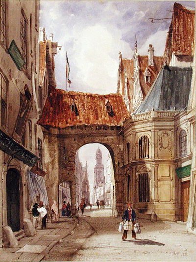 Igreja de São Carlos Borromeo em Antuérpia de Thomas Shotter Boys