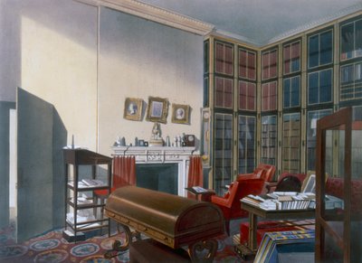 Quarto do próprio duque, Apsley House, Westminster, Londres, século XIX de Thomas Shotter Boys