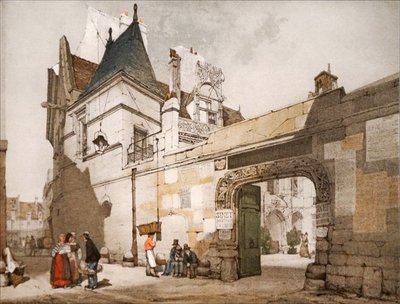Hotel Cluny, exterior do pátio de Thomas Shotter Boys