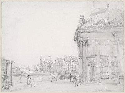 Île de la Cité vista do Institut, Paris de Thomas Shotter Boys