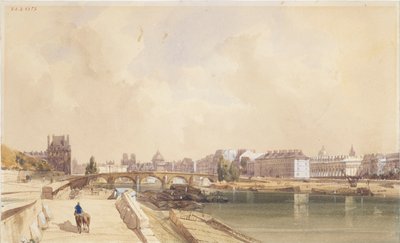 A Pont Royal em 1833 de Thomas Shotter Boys