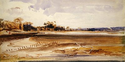 Les Salinieres, Trouville (aguarela sobre papel) de Thomas Shotter Boys