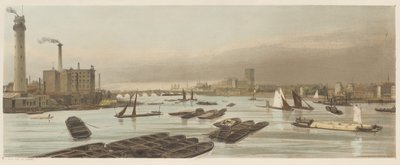 Londres como ela é: Westminster, da ponte de Waterloo de Thomas Shotter Boys