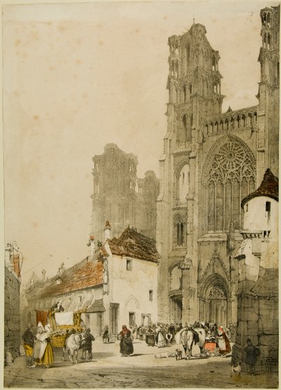 Arquitetura pitoresca em Paris, Ghent, Antuérpia, Touen, etc. de Thomas Shotter Boys