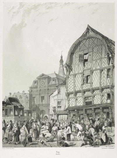 Viagens pitorescas e românticas na Velha França, Picardie vol. 2, 1840. de Thomas Shotter Boys