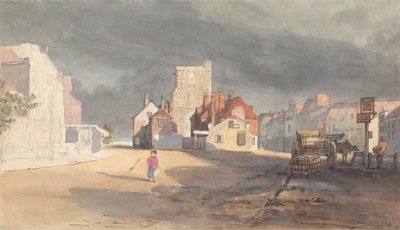 Cena de rua em Stratford by Bow de Thomas Shotter Boys