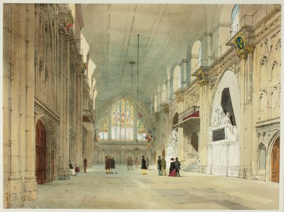 The Guildhall, placa 25 de Original Views of London as It Is de Thomas Shotter Boys