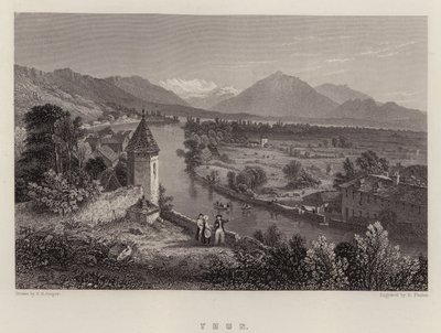 Thun (cor litho) de Thomas Sidney (after) Cooper