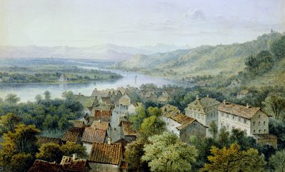 Uma vista de Karlsruhe de Thomas Sidney Cooper