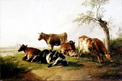 O Gado na Paisagem de Thomas Sidney Cooper