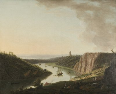 Vista de Durdham Down (óleo sobre tela) de Thomas Smith of Derby