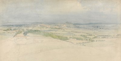 Uma vista distante de Edimburgo de Thomas Stothard