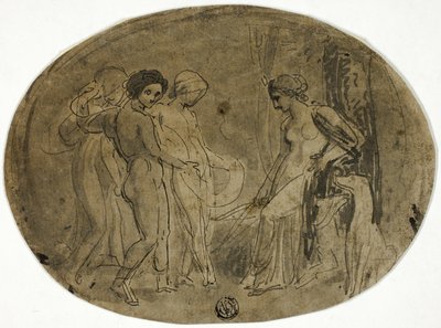Diana e os seus acompanhantes de Thomas Stothard