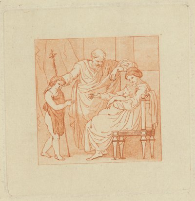 [Um de] Dois álbuns, contendo um total de 213 desenhos de Stothard para ilustrações de livros de Thomas Stothard